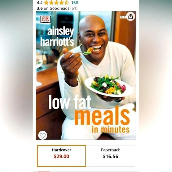 *Final Price* Low-Fat Meals in Minutes - Chef Harriott - GUC Hardcover Book - Picture 1 of 6